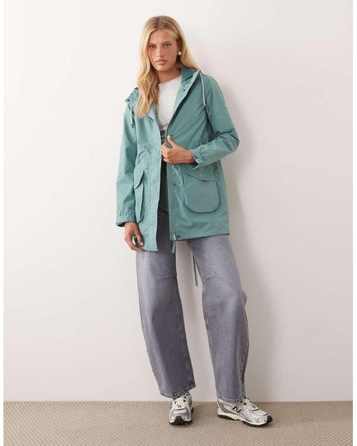 Regatta Blue Waterproof Norana Hooded Jacket