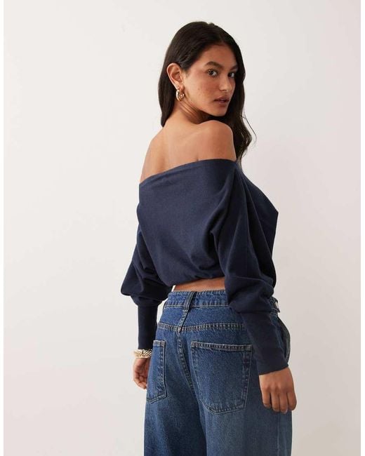 Cotton On Blue Everfine Batwing Knit