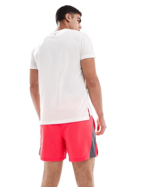 Under Armour Red Launch 5-Inch Shorts for men