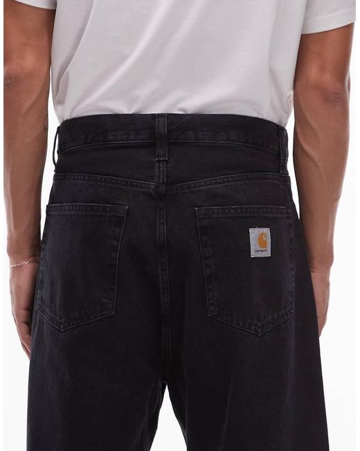 Carhartt Black Landon Loose Tapered Fit Jeans for men