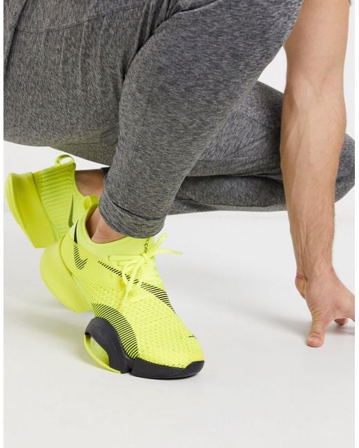 Nike Yellow Air Zoom Superrep for men