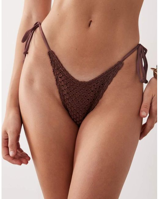 Billabong Brown Tieside Bikini Bottom