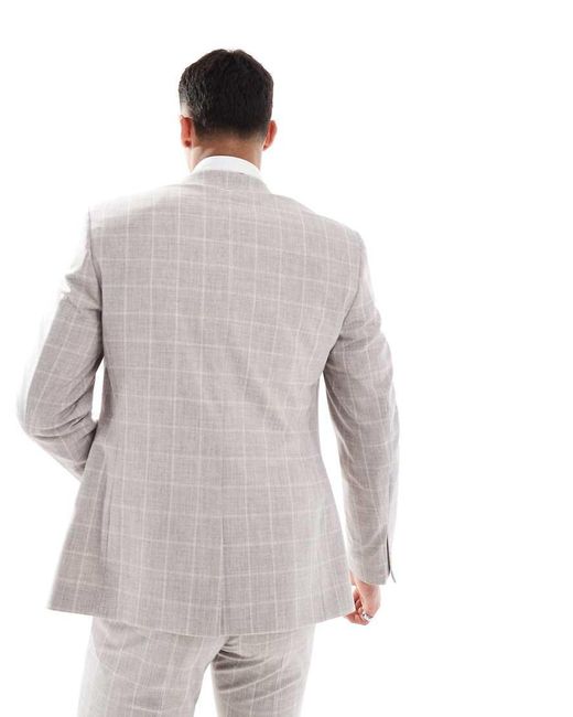 ASOS Gray Skinny Suit Jacket for men