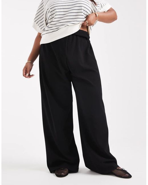 Vero Moda White Loose Pull On Trousers