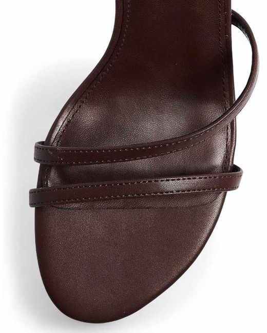 NA-KD Brown Strappy High Heels
