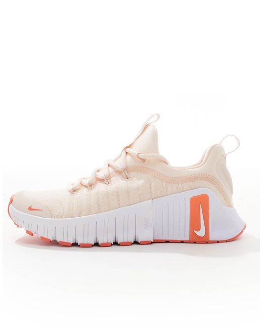 Nike White – free metcon 6 – sneaker