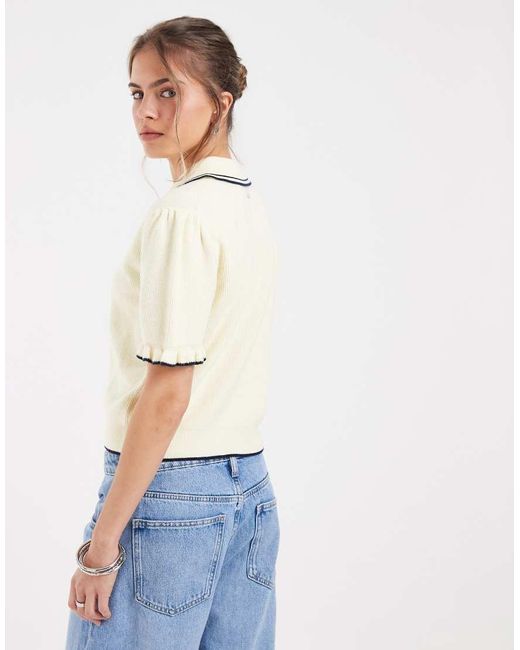 Levi's Natural Super Soft Short Sleeve Polo Top