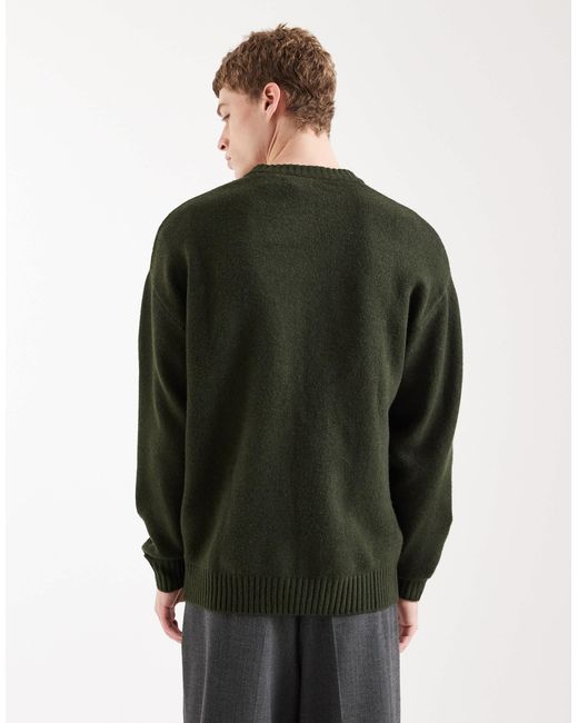 Pull ras Jack & Jones pour homme en coloris Black