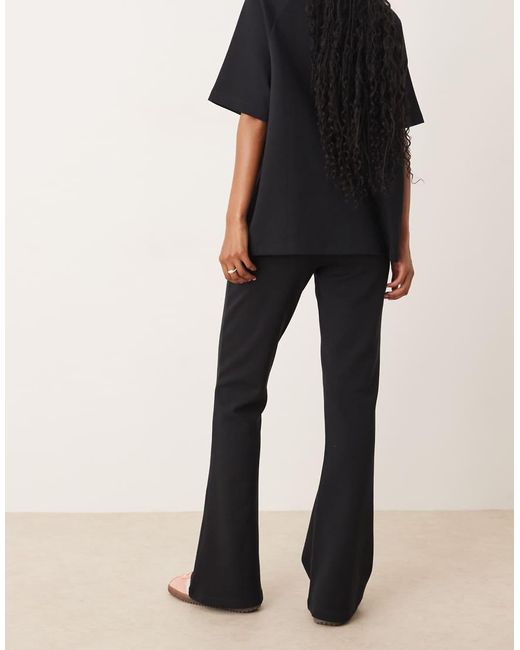 ASOS Natural Interlock Flared Trackies
