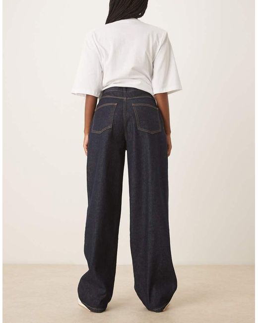 ASOS White Denim Wrap Style Jean In
