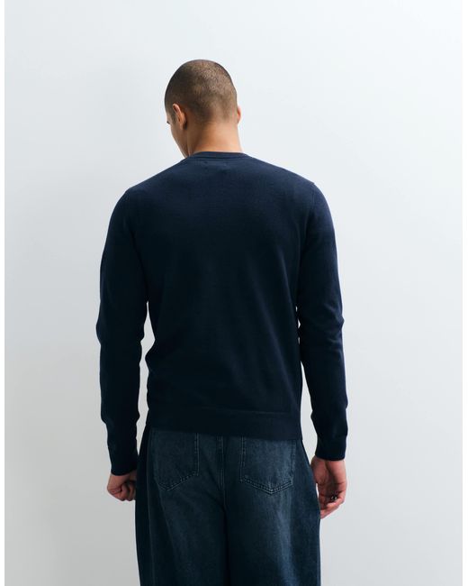 Threadbare – strickpullover in Blue für Herren