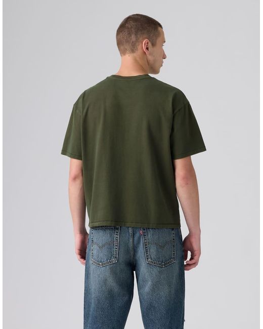 Levi's Green [New Arrival] Boxy Short-Sleeve Tee 0049F-0038 0049F-0038 for men