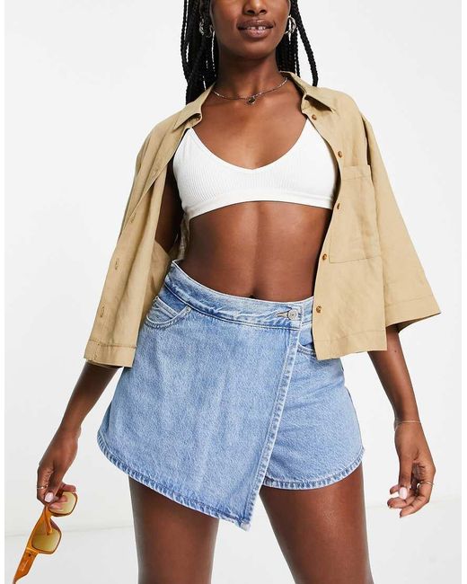 Levi's Blue Denim Skort