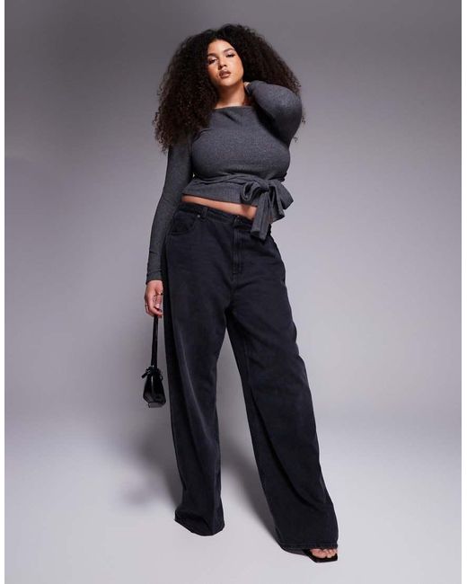 ASOS Asos Design Curve in het Gray