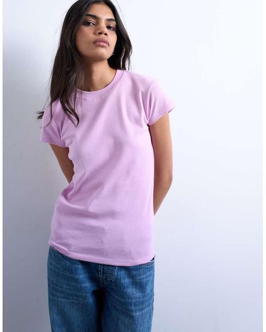TOPSHOP Purple Everyday Tee