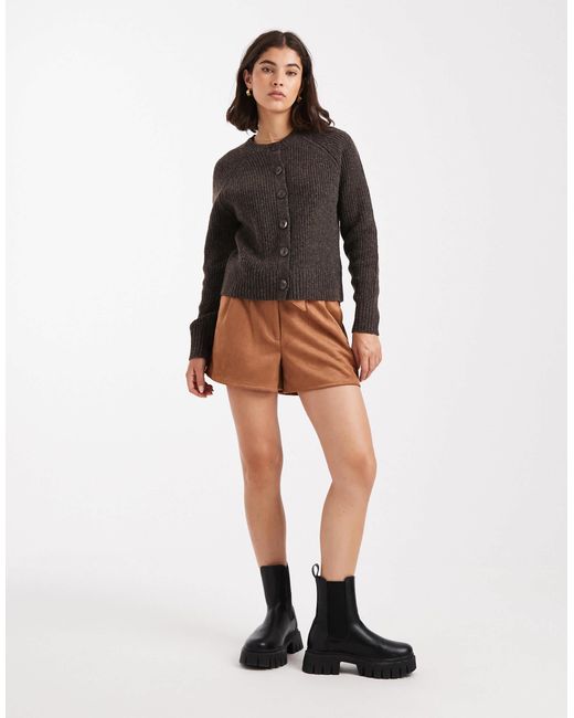 Threadbare Brown – strickjacke