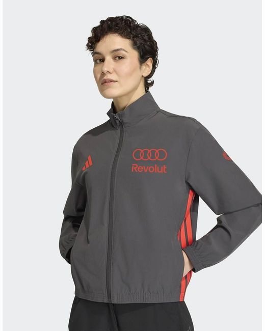 Adidas Originals Gray Audi Formula One Team Mechanics Tracktop