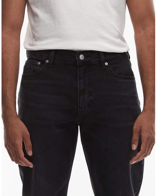 Tommy Hilfiger Gray Ryan Slim Straight Jeans for men