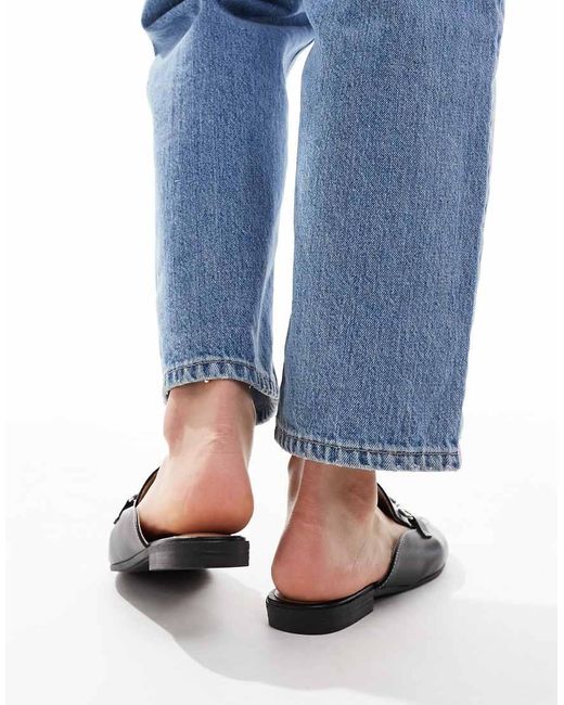 New Look Open Loafers Met Gesp in het Blue
