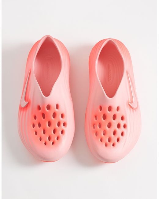 Nike Pink Reactx Rejuven8 Clogs