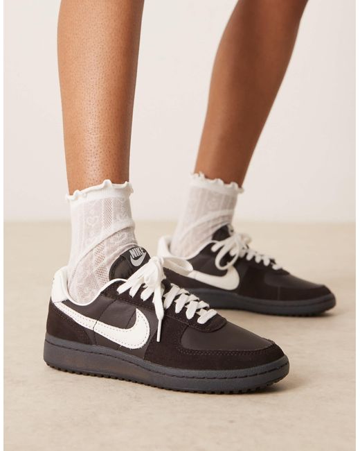 Nike Black Field General Sneakers