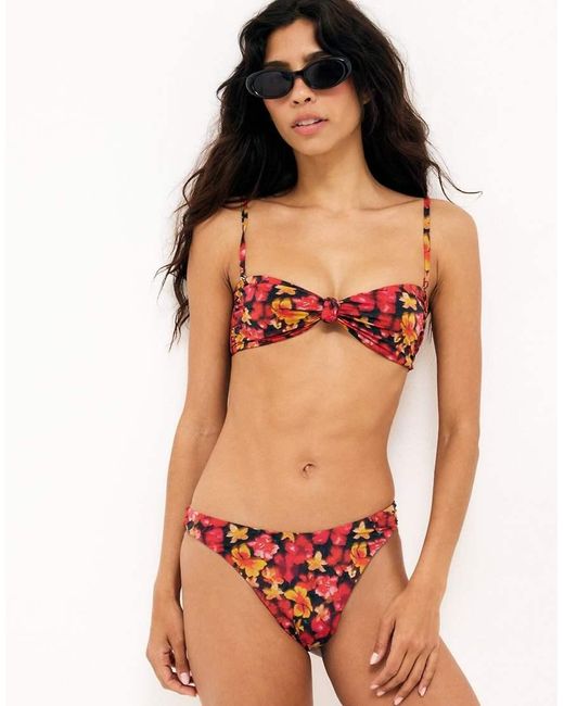 NA-KD Red Bikini Trousery