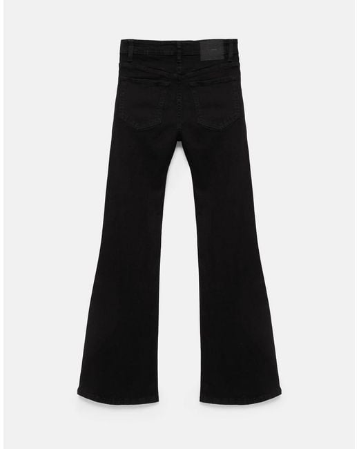 Pull&Bear Black Skinny Flared Jeans