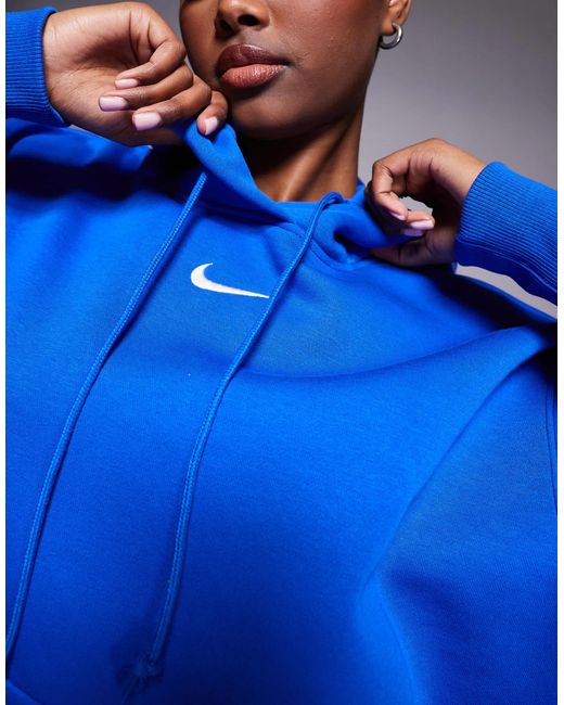 Nike Blue – phoenix fleece – oversize-kapuzenpullover