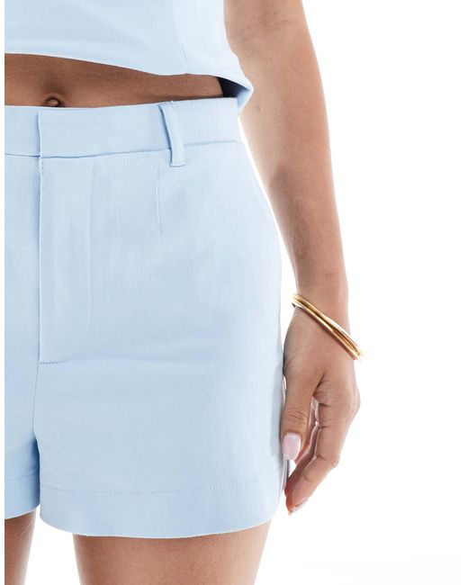 ASOS Blue Tailored Micro Short