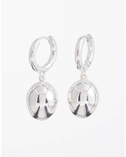 ARKET White Drop Earrings