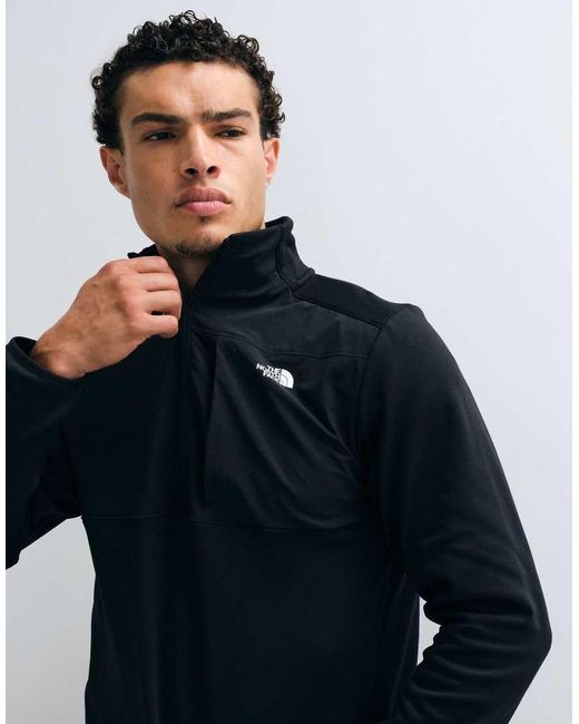 The North Face Blue 1/4 Zip Performance Fleece for men
