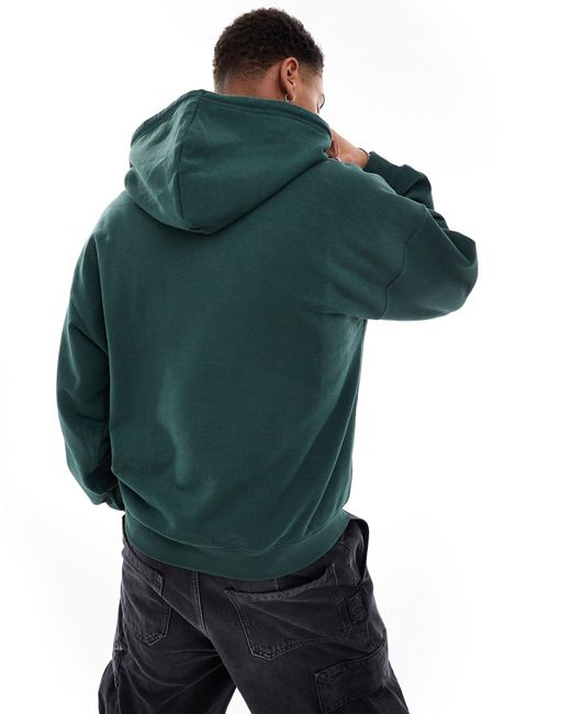 Only & Sons Green Oversized Hoodie With Ohio Print for men