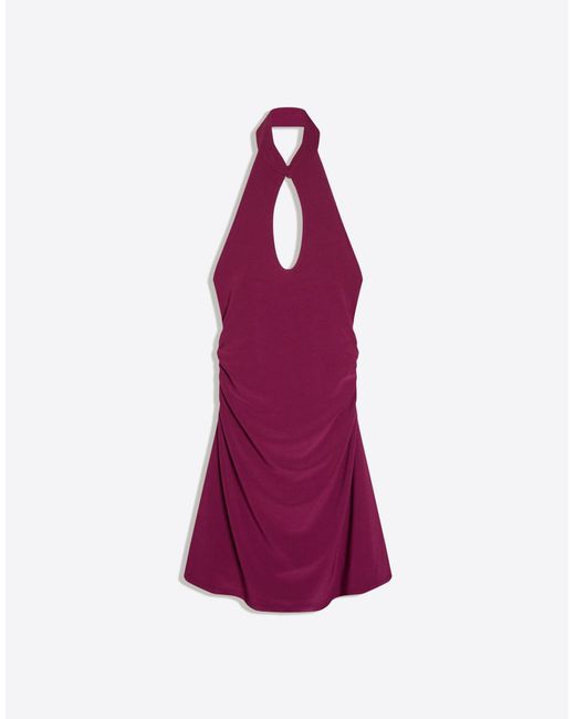 Bershka Blue – kleid im quipao-stil
