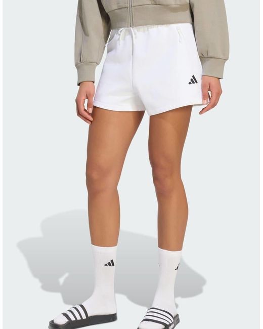 Adidas Originals White Adidas Z.N.E. Short