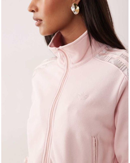 Adidas Originals Pink Firebird Lace Tracktop
