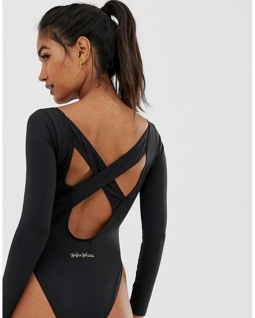 Women Ladies Long Sleeve One Shoulder Stretch Bodysuit Plain Crepe DD Women Ladies Long Sleeve One Shoulder Stretch Bodysuit Plain Crepe DD