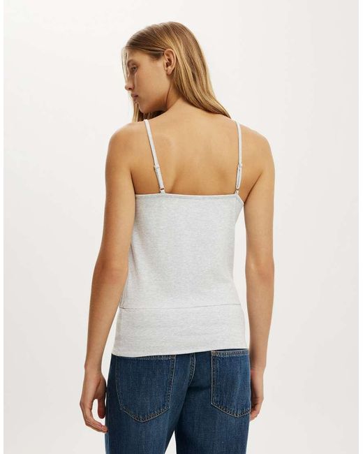 Cotton On Blue Olivia Basque Cami