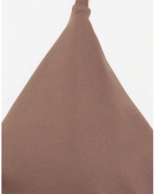 Pull&Bear Black Triangle Bikini Top