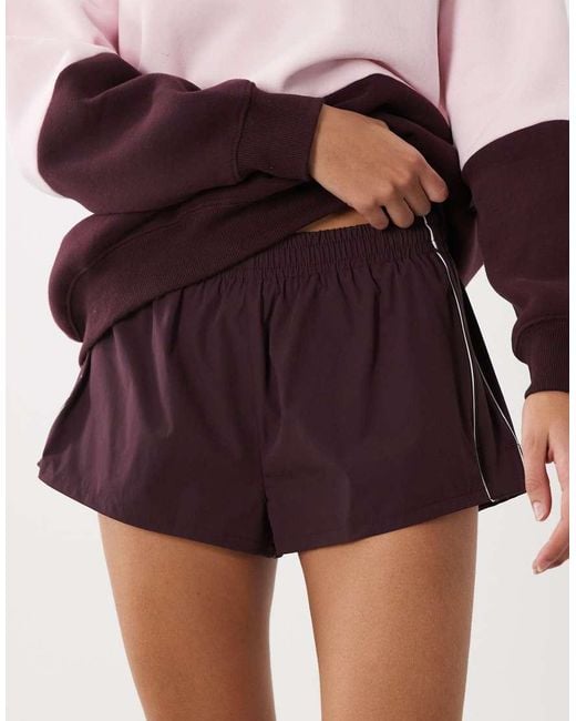 Cotton On Purple Active Panelled Woven Short