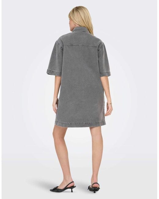 ONLY Gray – jeanskleid aus denim