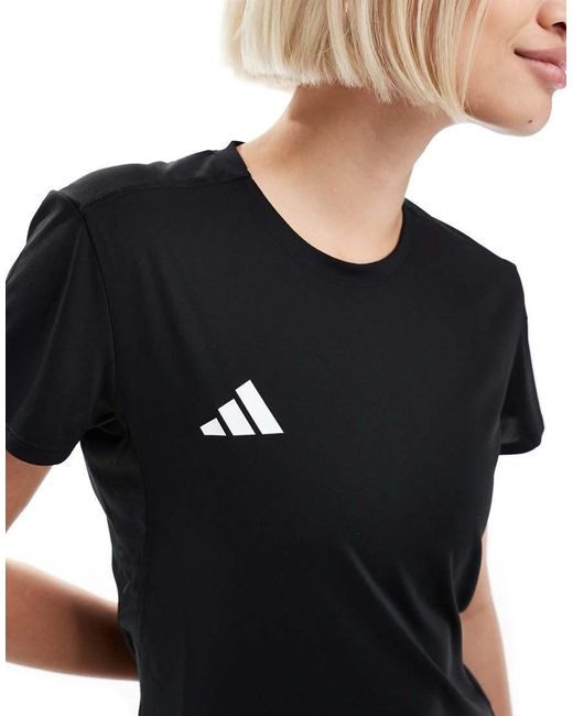 Adidas Originals Black Adidas Running Adizero T-shirt