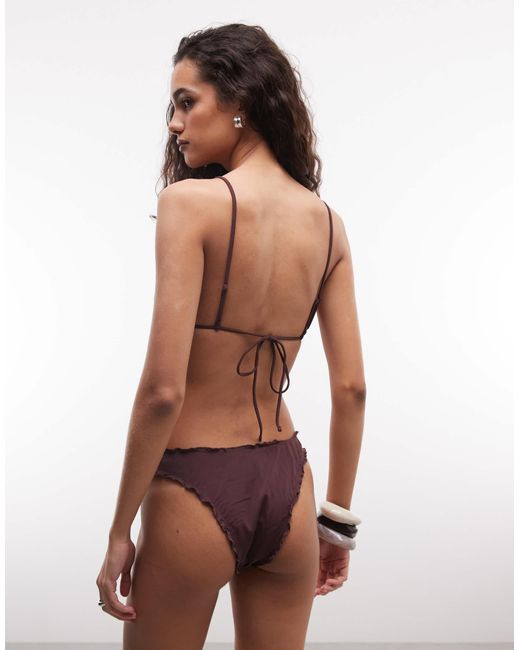 Haut Weekday en coloris Brown