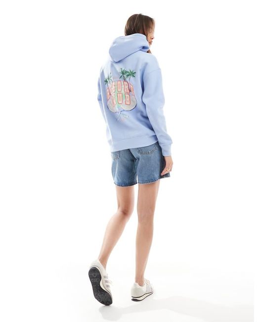 Cotton On Blue Cotton On Premium Plush Hoodie