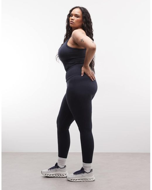 4505 Blue Curve Sculpting Seamless High Waist Gym legging