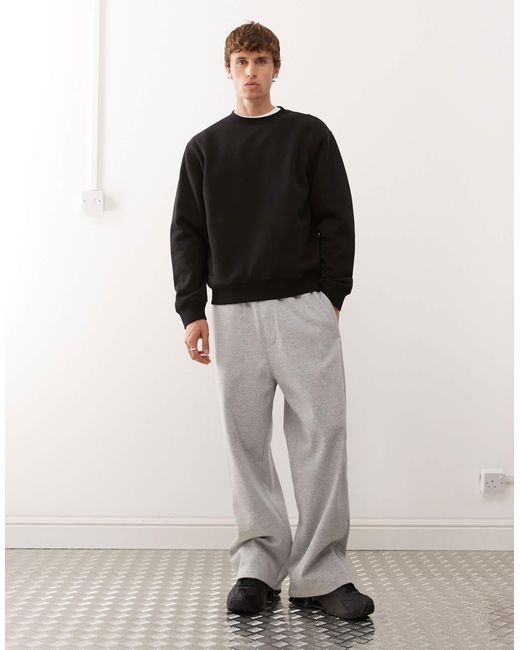 Sweat classique Weekday pour homme en coloris Black