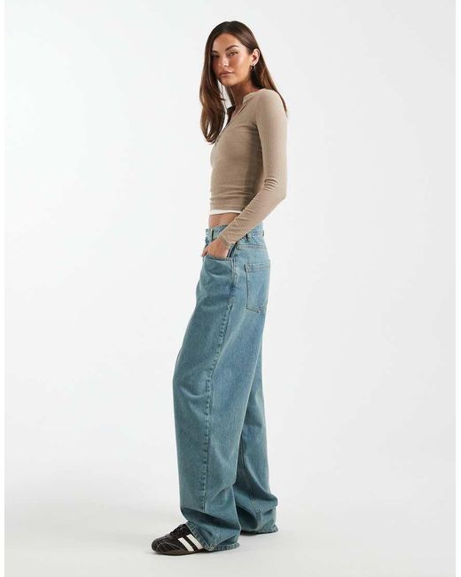 Collusion Blue Tall Antifit Jeans