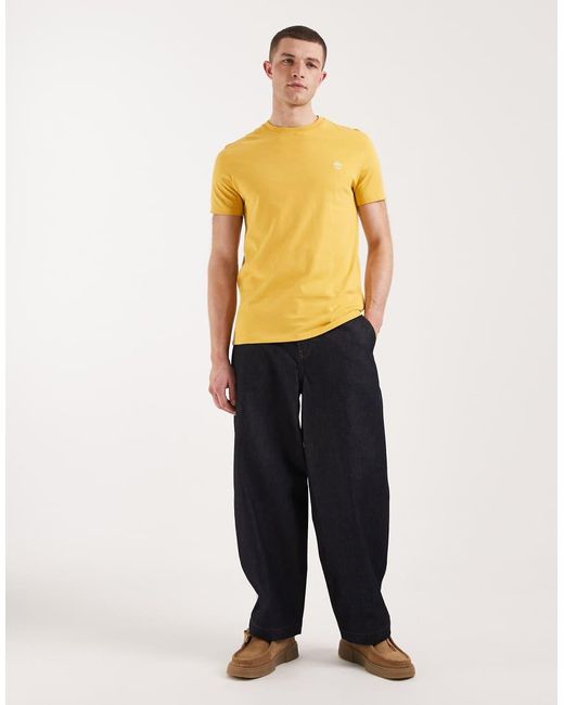 Timberland Yellow Dunstan River Short-Sleeve T-Shirt for men
