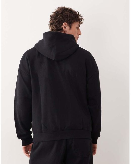 Only & Sons Black Oversized Hoodie for men