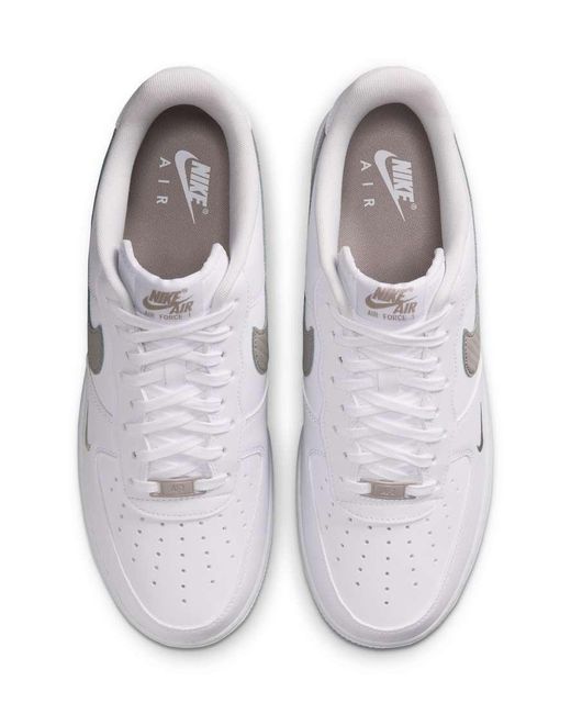 Nike Gray Air Force 1 07' Tech Trainers for men