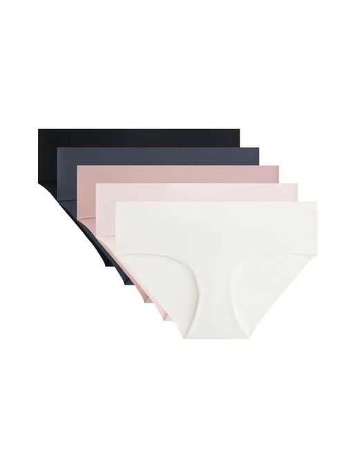 Oysho White 5 Polyamide Blend Invisible Hipster Briefs